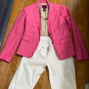 J Crew cotton blazer